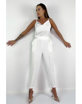 FRACOMINA- REGULAR PANT WHITE -50%