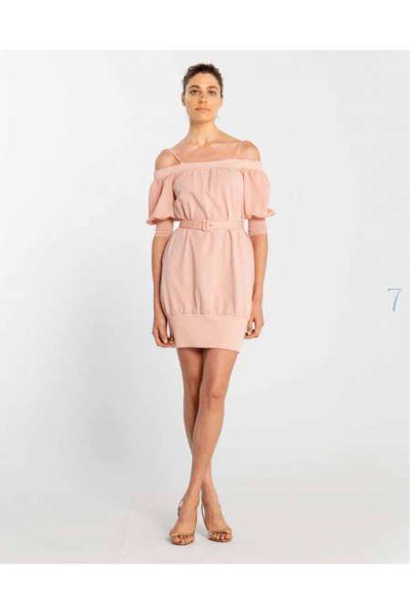 FRACOMINA- SHORT DRESS PINK