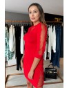 FRACOMINA PENCIL DRESS RED
