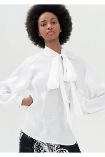 FRACOMINA BLOUSE WHITE