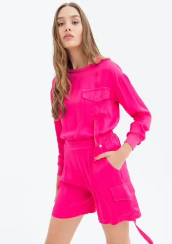 FRACOMINA SHORT SWEATER FUXIA -40%