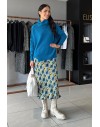 FRACOMINA KNITTED SWEATER TEAL