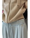 FRACOMINA KNITTED SWEATER WITH HOODIE GOLDCRE