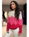FRACOMINA KNITTED SWEATER MULTICOLOR