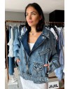 MOSCHINO JEANS JACKETS BLUE