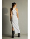 MOSCHINO JEANS DRESS WHITE