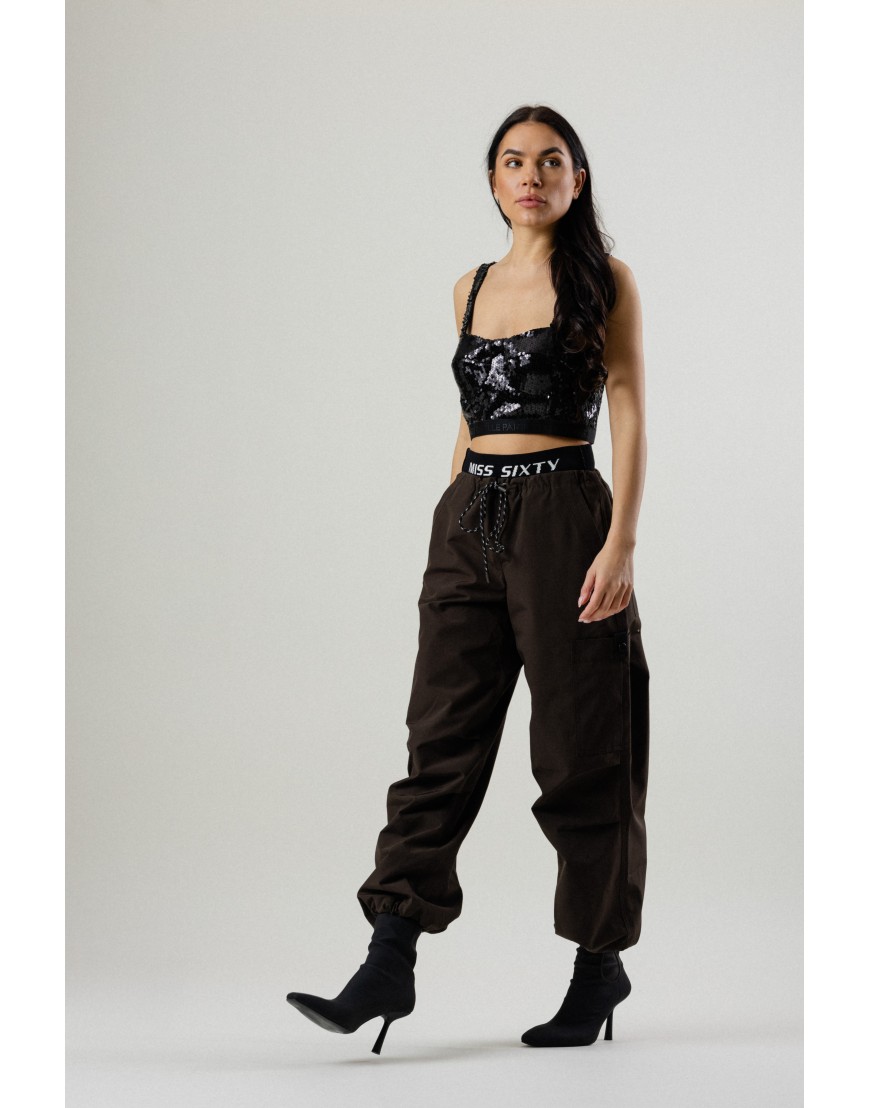Belted Cargo Track Pants – MISS SIXTY
