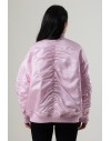 PINKO BRUGNETO BOMBER SATIN SWEET LILAC PINK