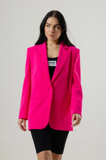 PINKO ESAGERATA GIACCA CREPE LIGHT BEETROOT -40%