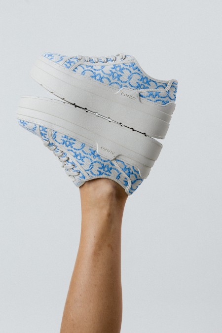 PINKO GRETA 04 SNEAKER FABRIC AZUL