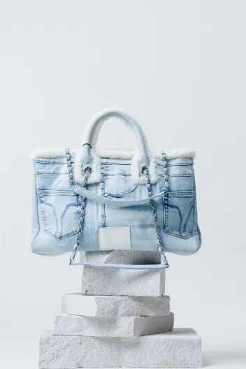 MISS SIXTY BLUE DENIM BAG