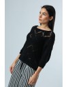 FRACOMINA KNITTED SWEATER BLACK