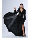 FRACOMINA LONG DRESS BLACK