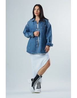 MISS SIXTY MIDDLE BLUE SHIRT -25%