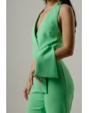 PINKO EXTRADRY TUTA CREPE STRETCH GREEN