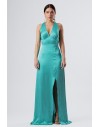 FRACOMINA LONG DRESS TURQUOISE