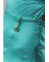 FRACOMINA LONG DRESS TURQUOISE