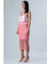 FRACOMINA MIDI SKIRT BUBBLEPINK