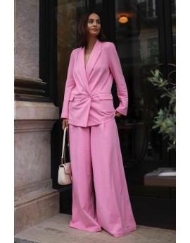 FRACOMINA BLAZER DOPPIO PETTO PINK -40%