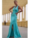 FRACOMINA LONG DRESS TURQUOISE