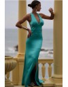 FRACOMINA LONG DRESS TURQUOISE