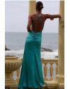 FRACOMINA LONG DRESS TURQUOISE