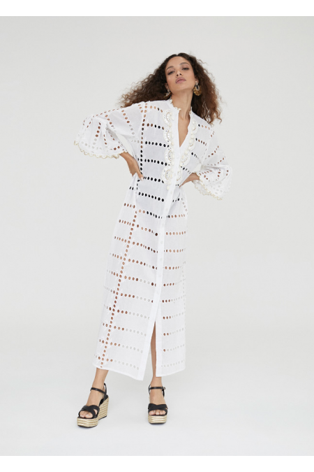 LOLA CASADEMUNT KURTA BLANCO