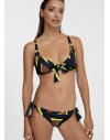 LOLA CASADEMUNT BIKINI NEGRO-VERDE