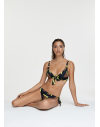 LOLA CASADEMUNT BIKINI NEGRO-VERDE