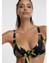 LOLA CASADEMUNT BIKINI NEGRO-VERDE