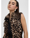 LOLA CASADEMUNT KAMIZELKA ANIMAL PRINT