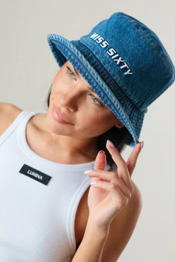 MISS SIXTY HAT BLUE DENIM