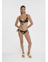 LOLA CASADEMUNT BIKINI NEGRO-VERDE