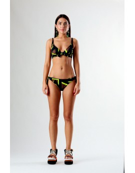 LOLA CASADEMUNT BIKINI NEGRO-VERDE -40%