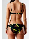 LOLA CASADEMUNT BIKINI NEGRO-VERDE