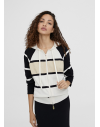 LOLA CASADEMUNT SWETER NEGRO-CRUDO