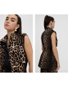 LOLA CASADEMUNT KAMIZELKA ANIMAL PRINT