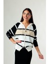 LOLA CASADEMUNT SWETER NEGRO-CRUDO