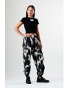 TWINSET SPODNIE ANIMAL PRINT