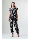 TWINSET SPODNIE ANIMAL PRINT