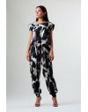 TWINSET SPODNIE ANIMAL PRINT