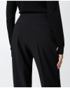 PINKO PERGAMINO PANTALONE CREPE BLACK