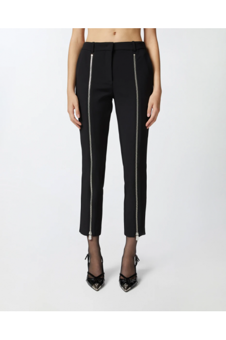 PINKO QUIMPER PANTALONE CREPE BLACK