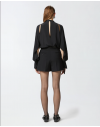 PINKO METZ BLUSA CREPE DE CHINE BLACK