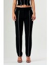 PINKO QUIMPER PANTALONE CREPE BLACK