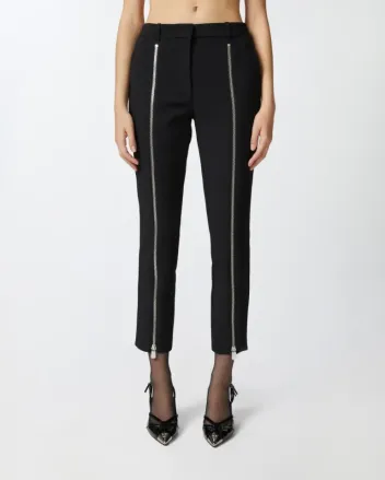 PINKO QUIMPER PANTALONE CREPE BLACK