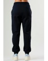 PINKO CARICO PANTALONE FELPA PATCH DEEP NAVY BLUE