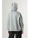 PINKO GESSO ZIPPATO JERSEY DRIZZLE GREY