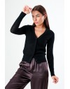 PINKO ZUCCHERAGGIO CARDIGAN RETE BLACK