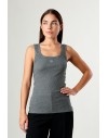 PINKO CALCOLATORE CANOTTIERA DARK GREY